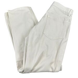 J.Crew‎ Classic Light Gray Cotton Pants with Button Fly Casual Straight Leg